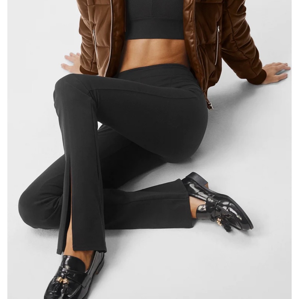 Alo | Airbrush 7/8 High Waist Flutter Legging Black